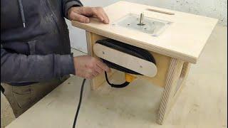 Простой стол для фрезера // Make a mini router table DIY