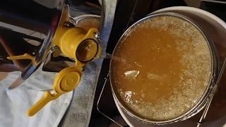 Filtering raw honey