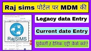 Rajsims per stock entry kaise kare, rajsims per legacy data Entr, rajsims per pahle ki entry kaise