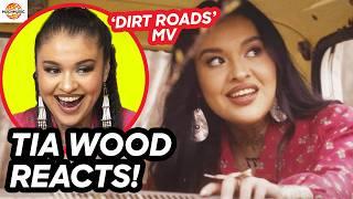 TIA WOOD REACTS TO HER OWN MUSIC VIDEO ( "DIRT ROADS" REACTION ) | MUCH MUSIC