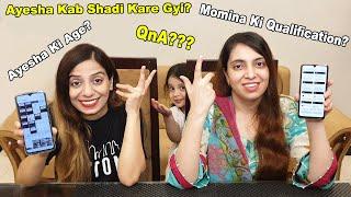 Ap Ke Sawalo Ke Jawab | QnA Nand & Bhabhi | Ayesha & Momina