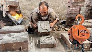 Incredible Iron Casting Making a Chain Block using Sand Mold Technique | Casting Foundry