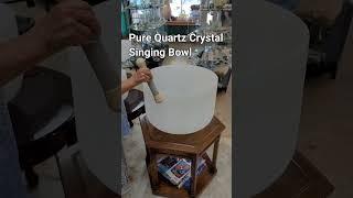 We found a HUGE singing bowl outside downtown Phoenix #shorts #crystals #quartz #singingbowl