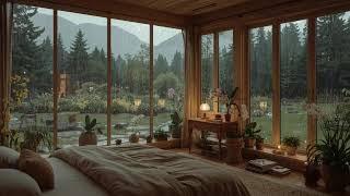  LIVE | 깊은 산속 , 침실 빗소리로 잠드는 밤   | Rainy Van Night in Deep Forest, Bedroom Rain Sounds for Sleep