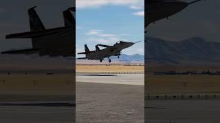 F15 STOL MTD Sticks a landing at Nellis afb #dcs