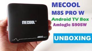 MECOOL M8S PRO W Android TV Box powered by Amlogic S905W Unboxing (Video)