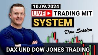 Mit 1.000€ zum beruflichen Börsenhandel mit Florian Kasischke - Dow Livetrading | 10.09.2024