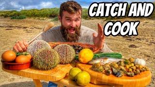 Stone Age Food for Kids| Hunters and Gatherers (Catch and Cook)