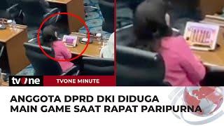 Anggota DPRD DKI Diduga Asyik Main Game Slot saat Rapat Paripurna | tvOne Minute