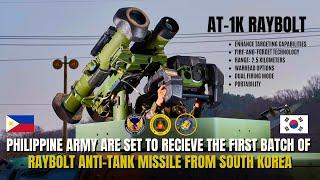 Philippine Army are set to receive the first batch of Raybolt Anti-Tank Missile from South Korea