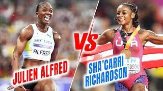 Julien Alfred vs. Sha’Carri Richardson: Julien Dethrones World Champion Sha’Carri ?