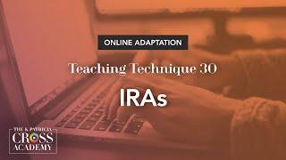 Online Teaching Adaptation: IRAs