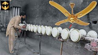 How Ceiling Fans are made in Factory with Mass Production