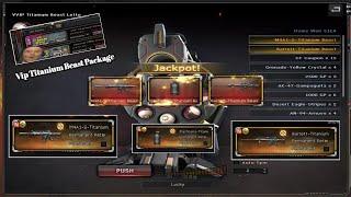 CROSSFIRE PH BUYING VIP TITANIUM BEAST PACKAGE JACKPOT BARRET/M4A1BEAST/FLASHBANG