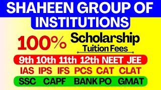 100% Scholarship Coaching for 9th 10th 11th 12th NEET JEE IAS IPS IFS CAT CLAT GMAT CAPF BANK PO SSC