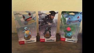 Squirtle, Ivysaur & Snake amiibos are here!!! Plus bonus content!!!