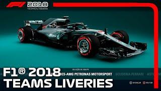 F1 2018 - All Teams and Drivers & Classic Cars [1080p60FPS]