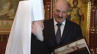 Александр Лукашенко поздравляет Митрополита Павла с Рождеством