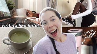 i tried writing like kate cavanaugh for a day // writing vlog