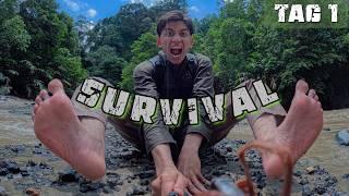 "3 Tage barfuß Survival nur mit Machete - Überleben im Dschungel - Jungle Boy" #bushcraft