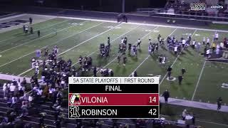 2024 5A Football Playoffs - Vilonia Eagles at Robinson Senators