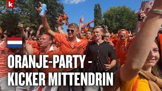 kicker-Reporter in Berlin mittendrin: Oranje-Fans setzen neue Party-Maßstäbe | Niederlande