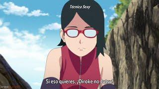 Boruto Usa El Jutsu Sexy Por Primera Vez| Mitsuki Dice Que Boruto Y Sarada Hacen Bonita Pareja