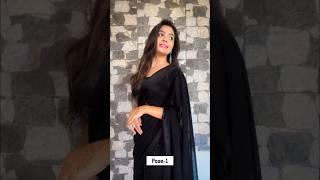 Close Up Poses In Saree | Must Try | #howtopose #sareeposes #ashortaday | Santoshi Megharaj