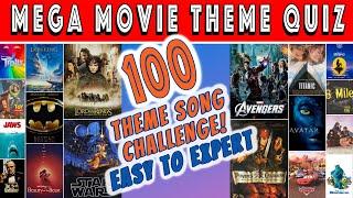 Guess The Movie Theme Song QUIZ CHALLENGE! (100 Tracks)