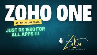 Zoho One vs Zoho CRM