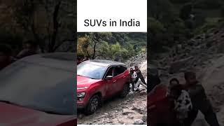 SUVs in India VS Sedan in America #shorts #autoriddle