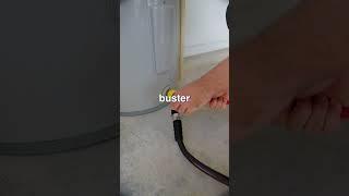 Sediment Buster breaks up clogs for better water flow! #watertankcleaning #plumber #waterheatertank