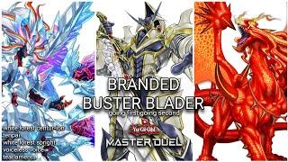 BRANDED BUSTER BLADER DECK PROFILE | MASTER RANK | YU-GI-OH! MASTER DUEL