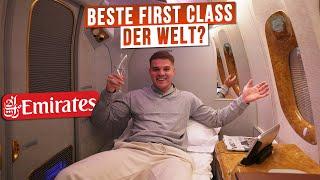 Ich fliege zum 1. Mal FIRST CLASS mit Emirates und habe ____€ bezahlt..