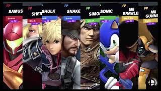 Super Smash Bros Ultimate Amiibo Fights  – Request #18179 S fighters team ups