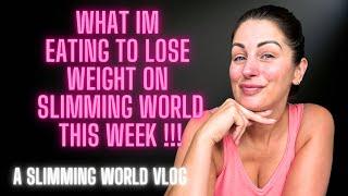 What I’m eating to Lose weight this week / A Slimming world vlog #slimmingworldmotivation