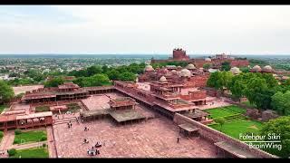 The fort of Fatehpur Sikri | Jodha Akbars Palace | Drone View