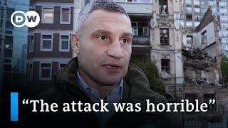 Kyiv mayor Vitali Klitschko discusses latest Russian attacks on Ukraine