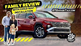 2025 Hyundai Tucson Hybrid Limited AWD // Family Review with Child Seat Installation