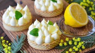 ТАРТ с лимонным курдом и заварным кремом  Lemon tart