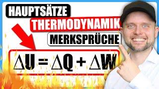 Die Hauptsätze der Thermodynamik - Merksprüche (Livestream-Ausschnitt)