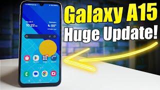 Samsung Galaxy A15 5G HUGE UPDATE! | ONE UI 6.1