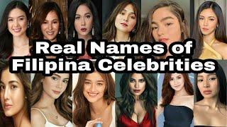 Filipina Celebrities Real Name