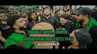 Arbaeen Jaloos 2023 | London Marble Arch  | Slough Noha Party | Full 2 Hour Jaloos