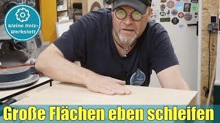 Große Flächen eben schleifen⎜Bandschleifer Festool BS75 E⎜kleine holzwerkstatt