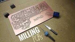 Milling PCBs on a Homemade CNC