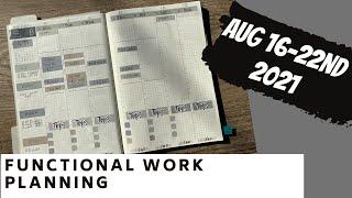 Weekly FUNCTIONAL WORK planning PROCESS and gtd setup Wk 33 | PlantheGrind