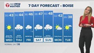 Soggy valleys and slushy mountains for Christmas Eve; Clear and dry conditions for Christmas Day