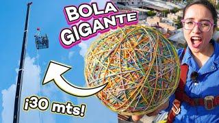 HICE una PELOTA DE LIGAS GIGANTE!! *La aventé desde aquí*   Craftingeek