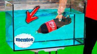 EKSPERIMEN: COCA-COLA vs MENTOS dalam AIR?! // Si Gila Timon